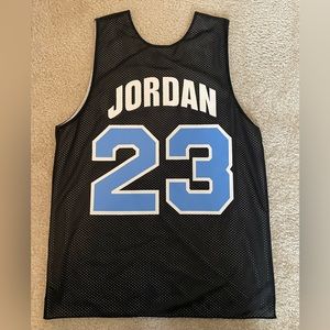 Chicago Bulls Men Medium M NBA Jordan White Black Reversible Jersey All Star